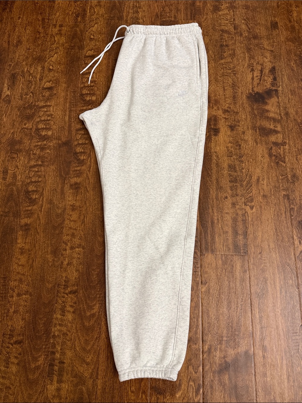 Nike Light Heather Gray Jogger Sweatpants